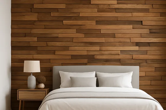Layer with Textured Wall Panels for Depth and Warmth illustration