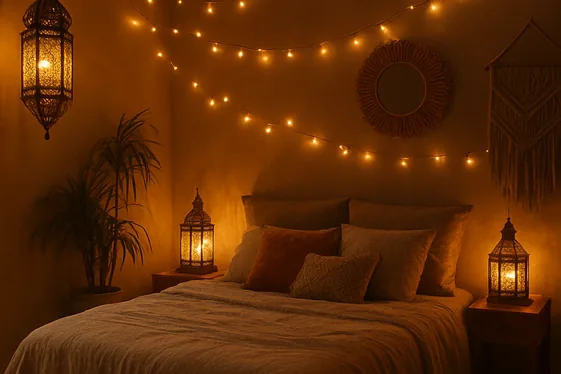 Use String Lights and Lanterns for Soft Ambient Lighting illustration
