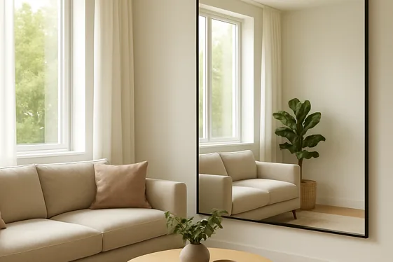 Utilize Mirrors to Expand the Room Visually illustration