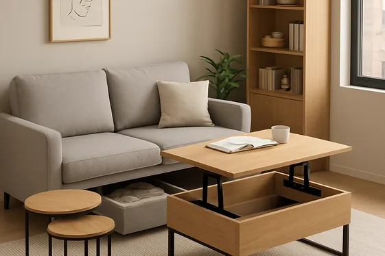 Incorporate Multi-Functional Furniture Pieces illustration