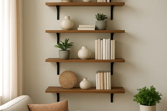 Use Vertical Space for Storage and Decoration illustration