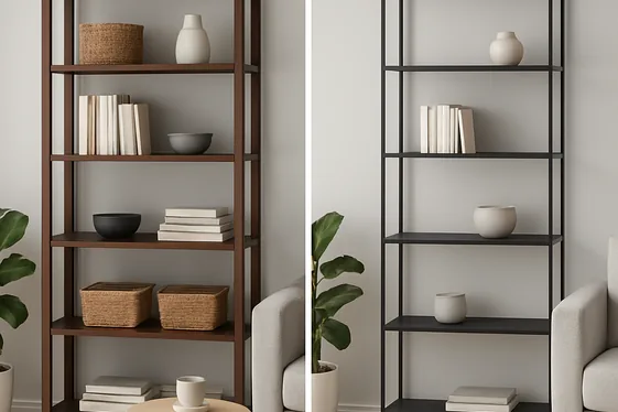 Opt for Sleek, Minimalist Shelving Units illustration