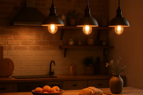 Install Pendant Lights for a Cozy Glow illustration