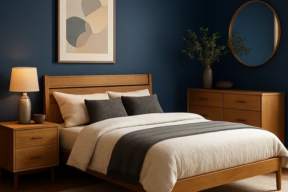 Create Cozy Contrast Using Warm Wood Elements illustration