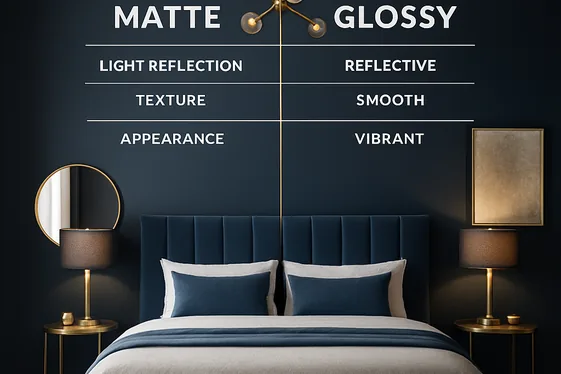 Mix Matte and Glossy Finishes for Visual Interest illustration