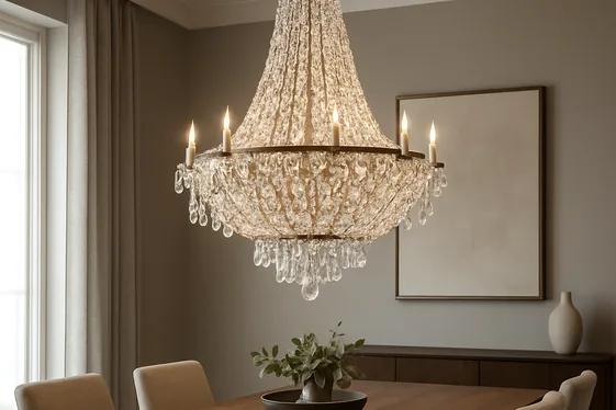 Install a Glamorous Chandelier as a Focal Point illustration