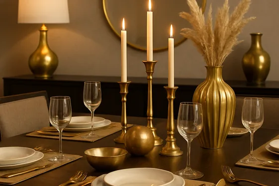 Use Metallic Accents to Add Luxe Shine illustration
