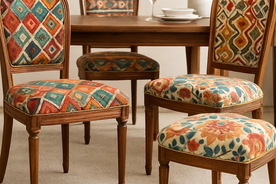 Experiment with Patterns in Cushions and Upholstery illustration