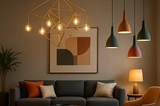 Add Unique Lighting Fixtures That Double as Art illustration