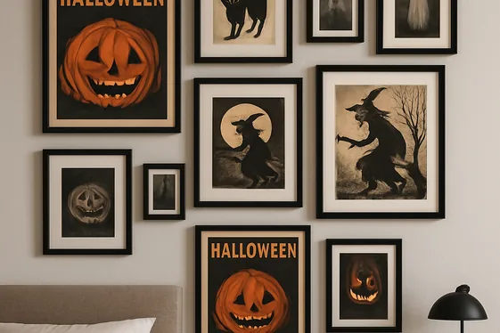 Create a Creepy Gallery Wall illustration