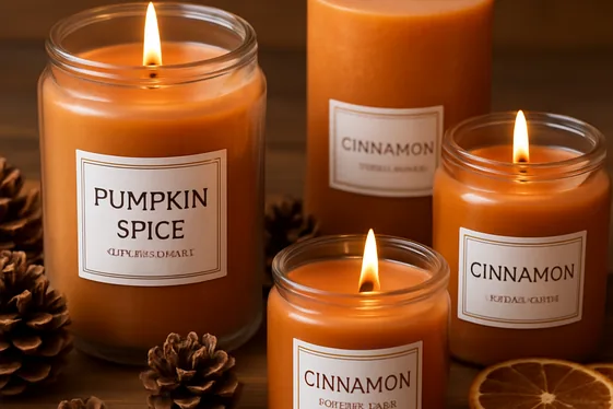 Set Up a Scented Candle Station with Seasonal Fragrances illustration