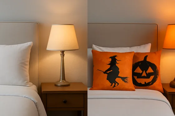 Mix Halloween Decor with Everyday Items illustration