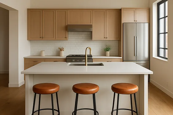 Balance with Low Furniture and Wide Flooring illustration