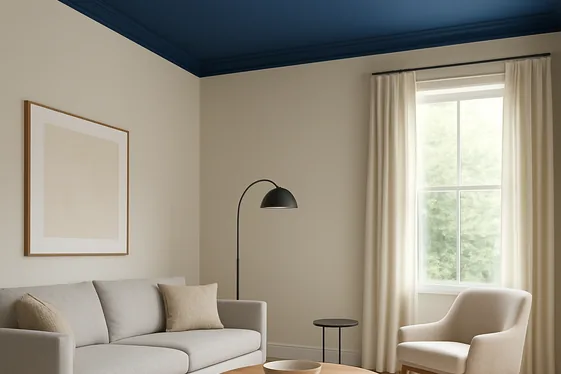 Play with Bold Colors on the Ceiling illustration