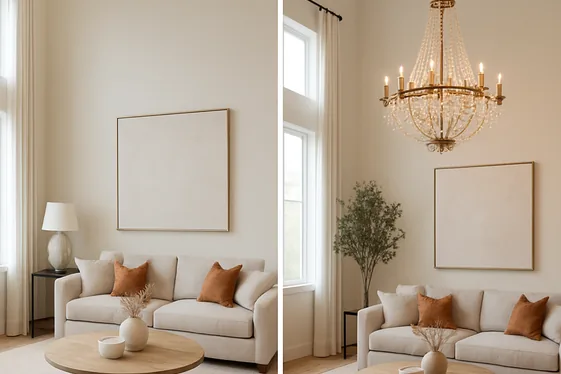 Incorporate Dramatic Statement Chandeliers illustration