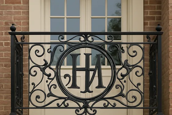 Custom Monogram Railings for Personal Flair illustration