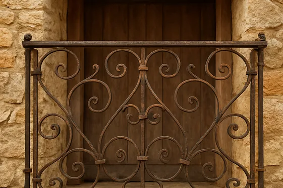 Rustic Wrought Iron for Vintage Appeal illustration