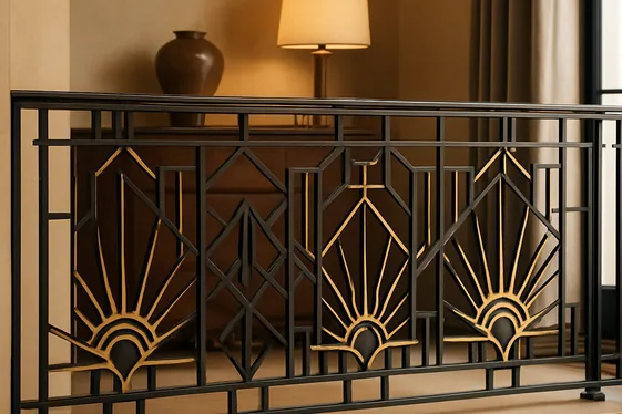 Intricate Art Deco Iron Designs illustration