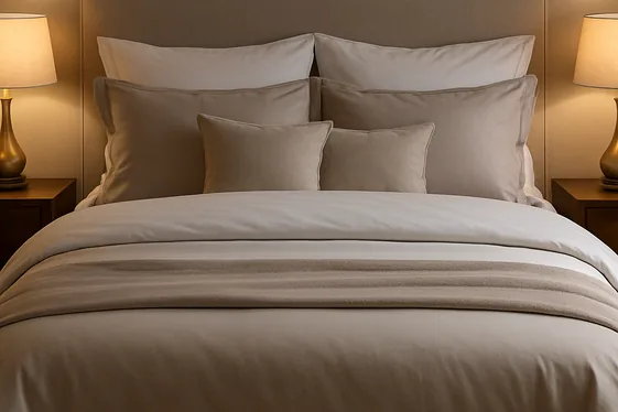 Experiment with High-Quality Bedding for Luxury Feel illustration