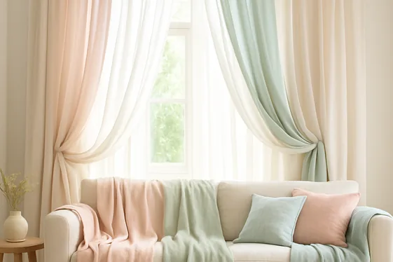 Blend Light Fabrics for Drapes and Throws illustration