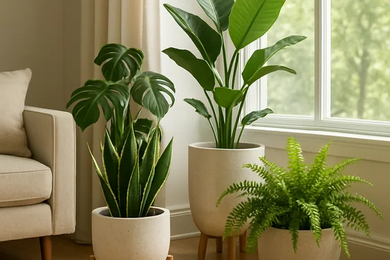 Place Indoor Plants to Enhance Freshness illustration