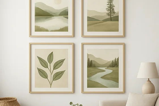 Choose Art Pieces That Evoke Calmness illustration