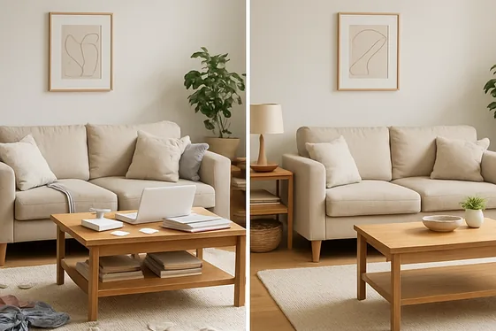 Declutter with Smart Storage Solutions illustration