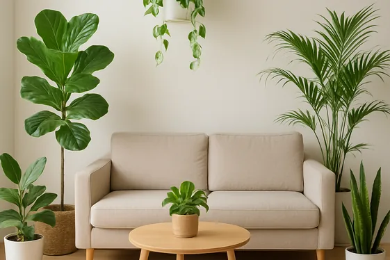 Incorporate Greenery for Life and Freshness illustration