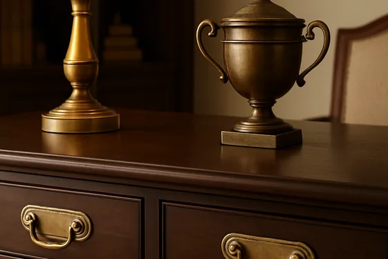 Brass or Bronze Accents as Signature Details illustration