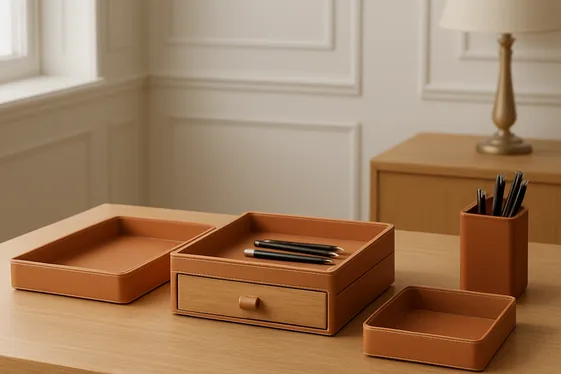Minimalist Clutter-Free Desk Organization Systems illustration