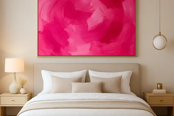Incorporate Pink Art for a Bold Statement illustration