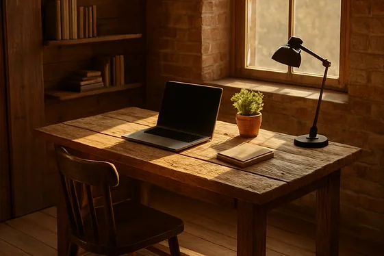 15 Rustic Office Ideas with Warm Natural Texture Guide