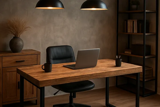 Mix Metals and Wood for an Industrial-Rustic Combo illustration