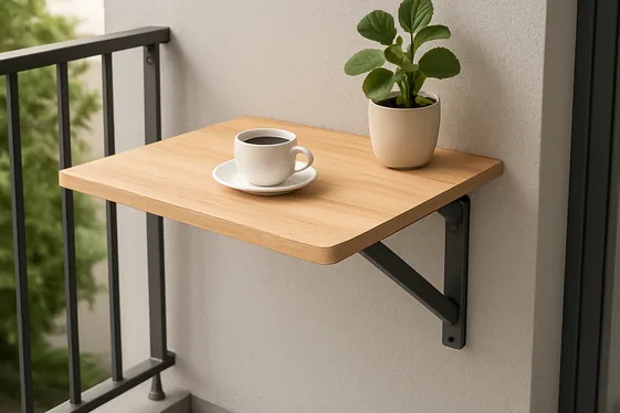 Opt for Slimline Fold-Down Tables illustration