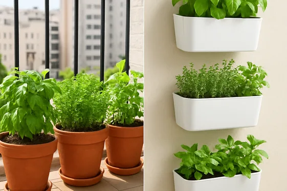 Compare Space-Saving Planters illustration