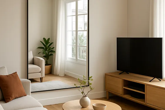 Use Mirrors to Enhance the Room's Depth illustration