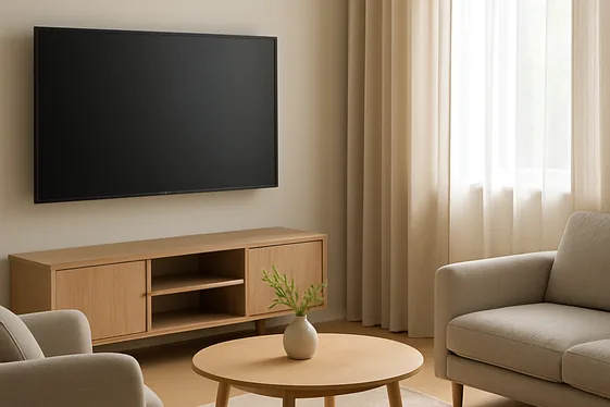Balance TV Placement with Natural Light illustration