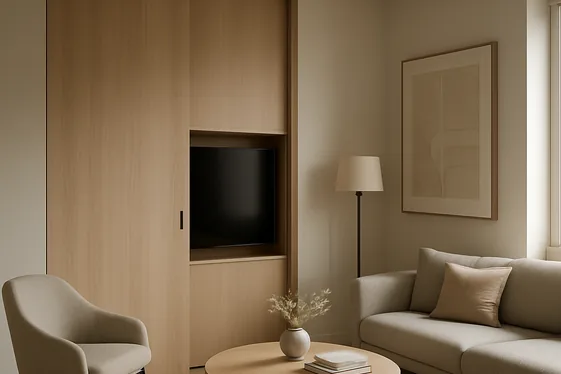 Hide the TV When Not in Use illustration