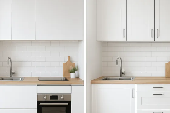 Comparison Between Sliding Doors and Swing Doors in Kitchens illustration