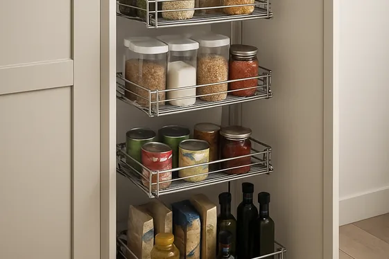 Quick Facts About Pull-Out Pantry Solutions illustration