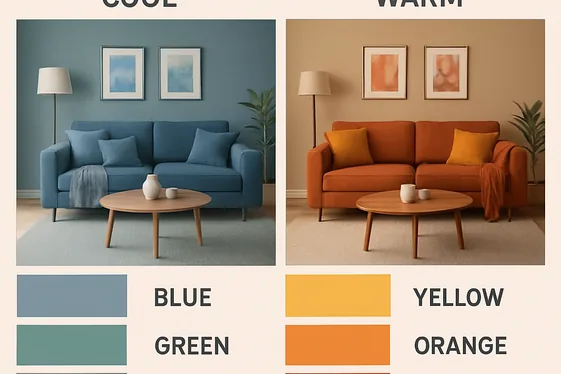 Utilize Warm Color Palettes Thoughtfully illustration