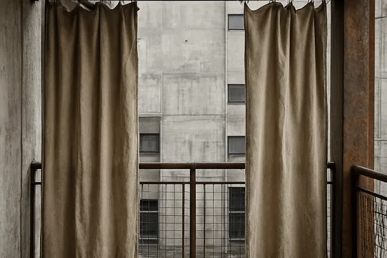 Heavy-Duty Canvas Curtains for Industrial Style illustration