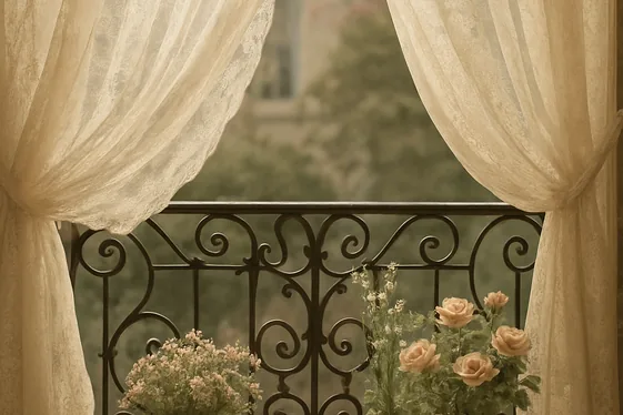 Romantic Lace Curtains for Vintage Appeal illustration