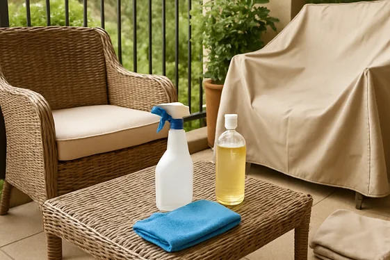 Do and Don’t: Maintaining Balcony Furniture illustration