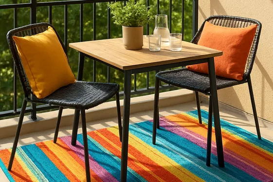 Utilizing Rugs to Define the Dining Area illustration