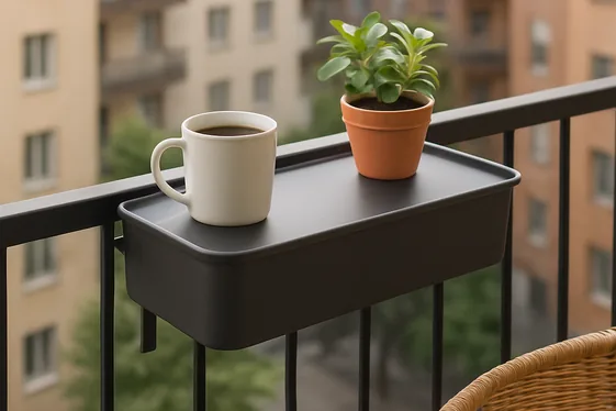 Installing Rail Planters as Table Extensions illustration