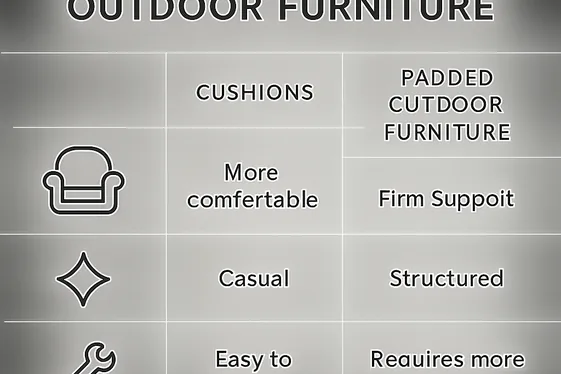 Balancing Style and Function: Cushions vs. Padding illustration