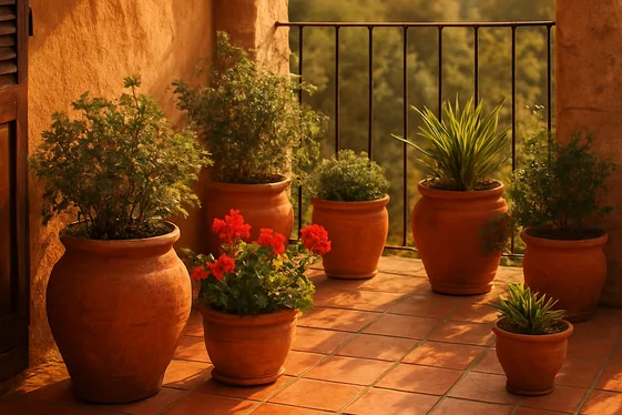 Terracotta Tiles Bring Warm Mediterranean Vibes illustration