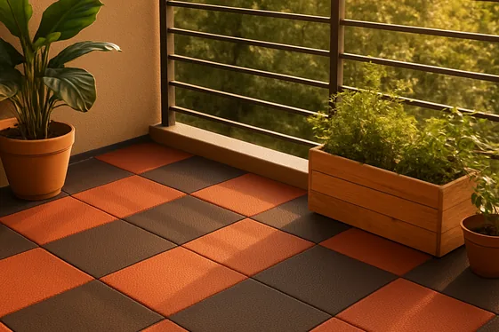 Rubber Tiles for Comfort and Safety illustration
