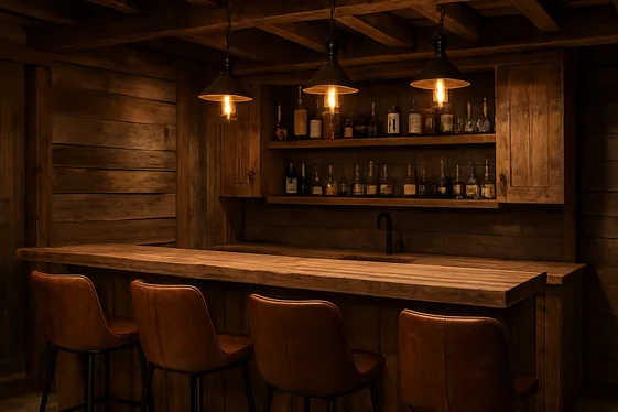 Incorporate Rustic Charm with Reclaimed Wood Features illustration